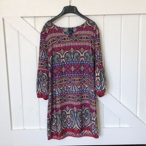 Francesca’s boho shift dress